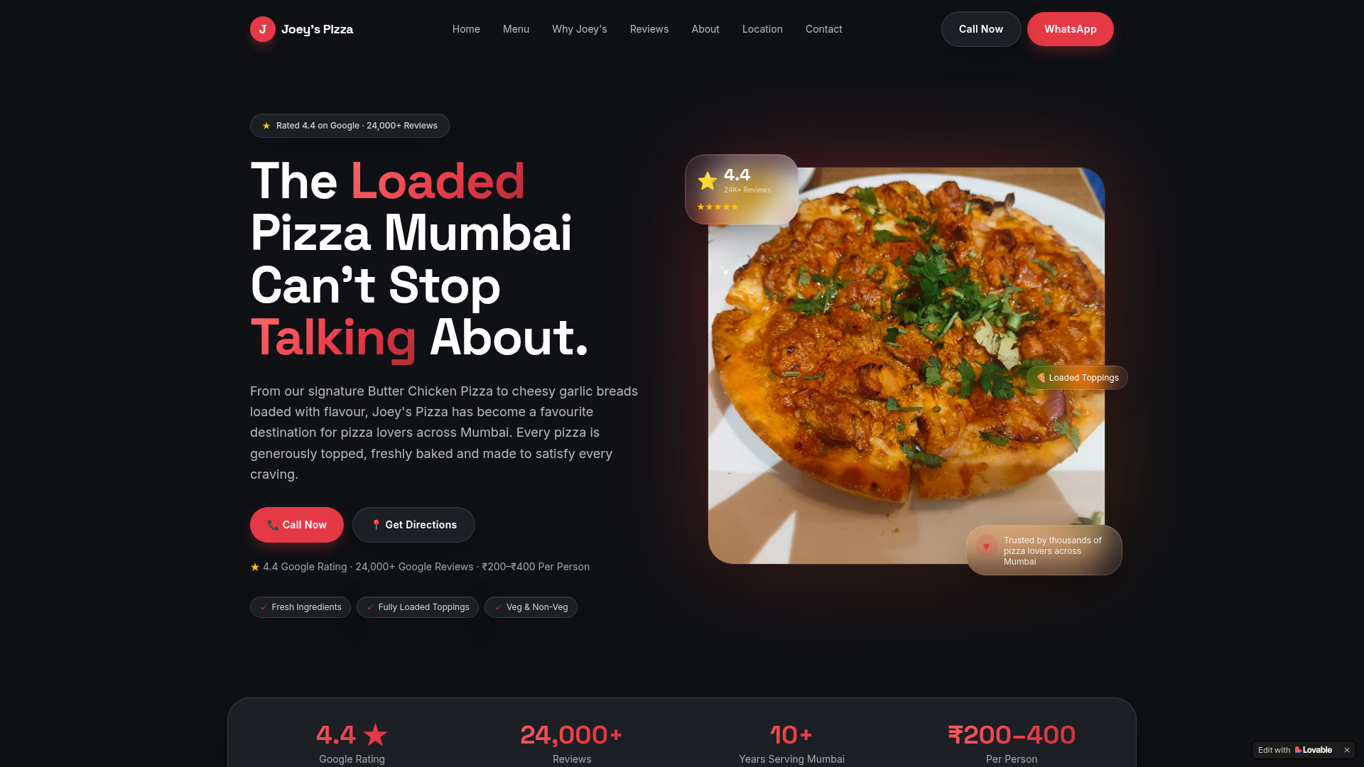 Joey's Loaded Delights